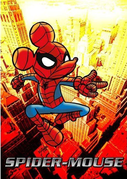Disney e Marvel: Montagens Com os Personagens