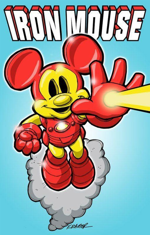 Disney e Marvel: Montagens Com os Personagens