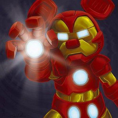Disney e Marvel: Montagens Com os Personagens