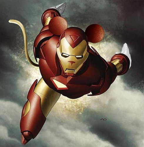 Disney e Marvel: Montagens Com os Personagens