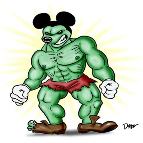 Disney e Marvel: Montagens Com os Personagens