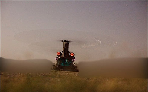 Fotos: Eletricidade Estática e Faíscas em Helicóptero