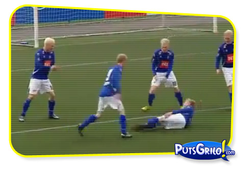 Vídeo: Time da Islândia Comemora Gol com Pescaria