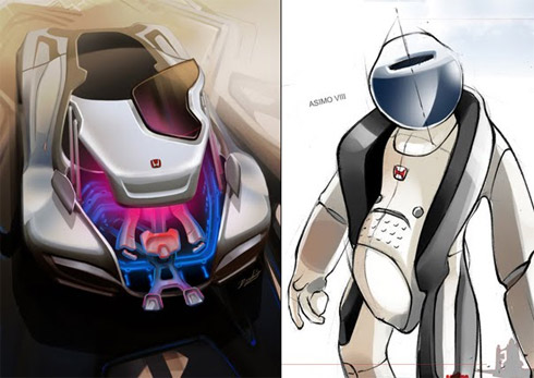 Carros: Robô Motorista da Honda