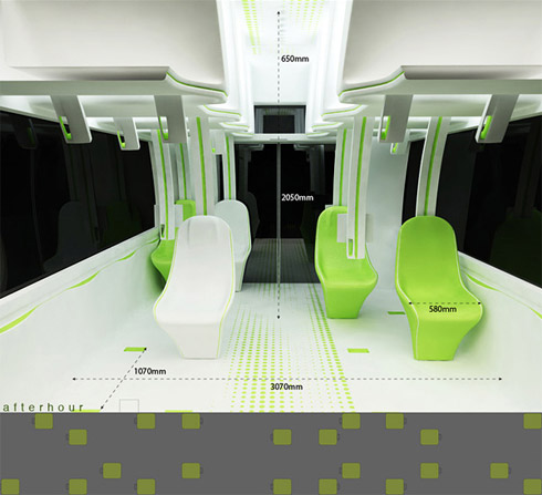 Design: Interior do Trem do Futuro