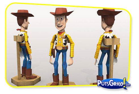 Toy Story: Download do Papercraft do Xerife Woody