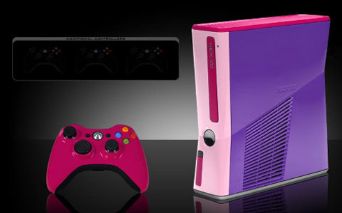 Video Games Customizados em Cores Diferentes