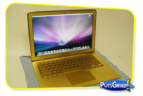 Apple MacBook Air de Ouro com Diamantes