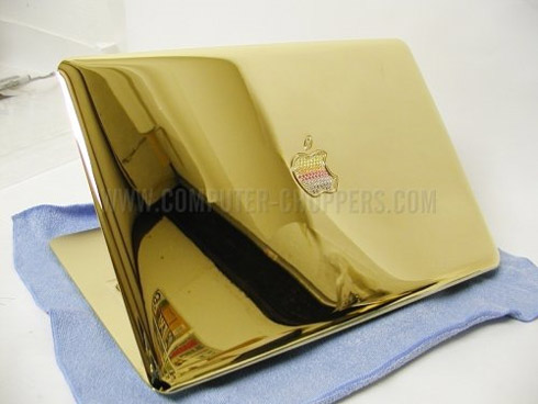 Apple MacBook Air de Ouro com Diamantes