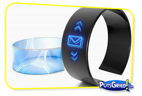 Tecnologia: Pulseira Gadget Tem Email, Agenda, Mapas e Mais