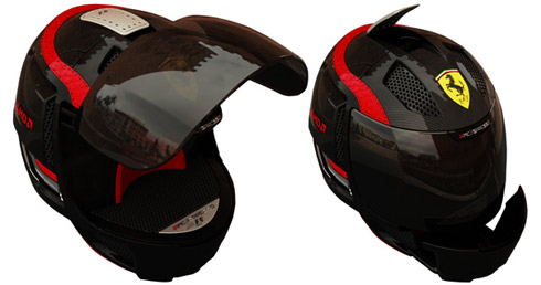 Capacete da Ferrari Faz Café Expresso