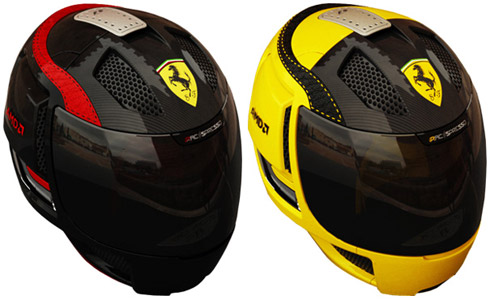 Capacete da Ferrari Faz Café Expresso
