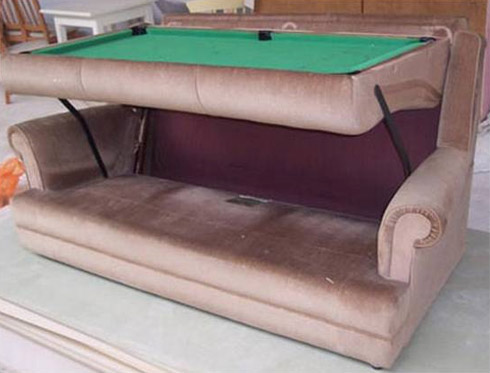 Fotos: Mesa de Sinuca x Sofá