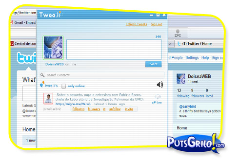 Download: Comunicador Tipo MSN para Twitter [Twee.li]