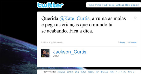 Filmes no Twitter: Tweets de Personagens Famosos