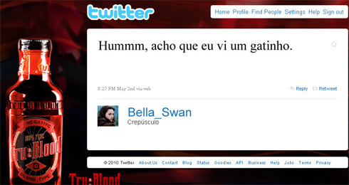 Filmes no Twitter: Tweets de Personagens Famosos