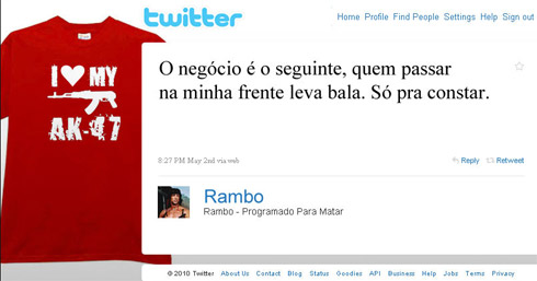 Filmes no Twitter: Tweets de Personagens Famosos