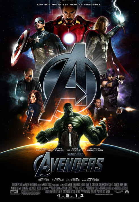 Filme Os Vingadores tem Pôster Fan-made Divulgado