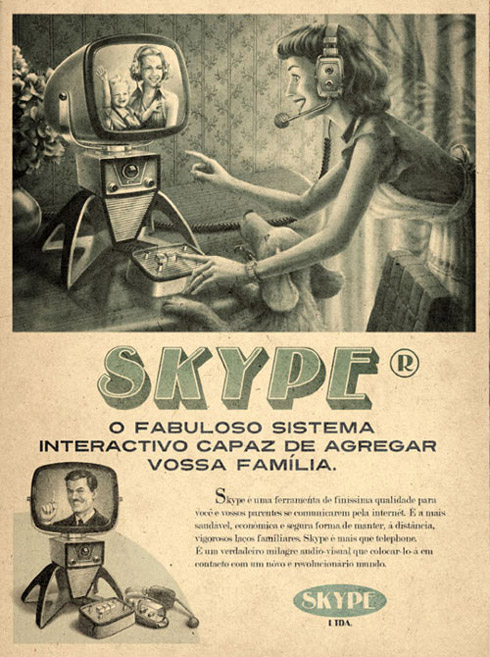 Propagandas Retrôs do Youtube, Skype, Twitter e Facebook Propagandas Retrôs do Youtube, Skype, Twitter e Facebook