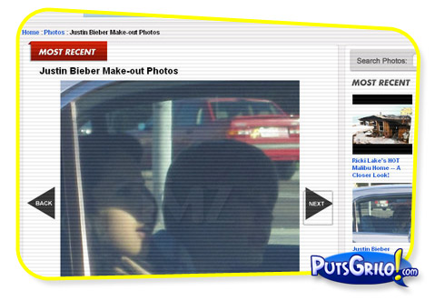 Flagra: Justin Bieber e o Beijo em Jasmine Villegas