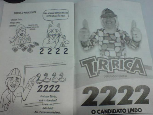 Eleições 2010: Tiririca e sua Cartilha