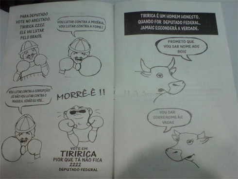 Eleições 2010: Tiririca e sua Cartilha