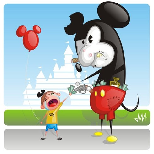Mickey Mouse do Mal [Ilustrações]