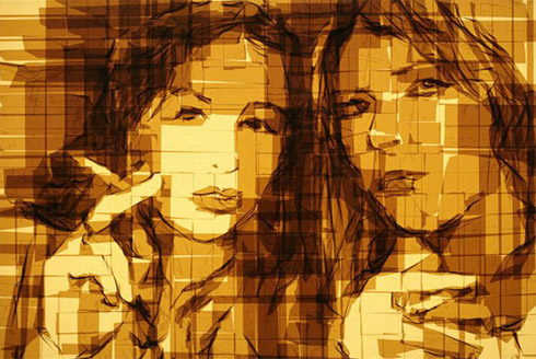 Arte: Cenas de Filmes Feitas de Durex