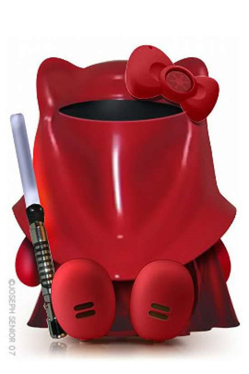 Hello Kitty Tranformada em Personagens do Cinema