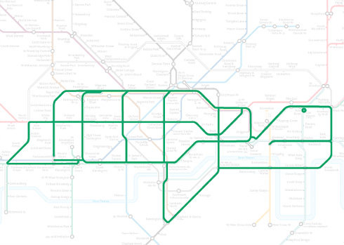 Desenhos de Animais no Metrô de Londres