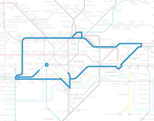 Desenhos de Animais no Metrô de Londres