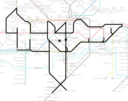 Desenhos de Animais no Metrô de Londres