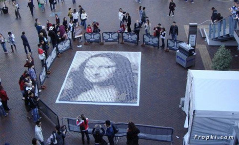 Monalisa em Copos de Café