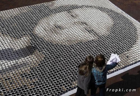 Monalisa em Copos de Café