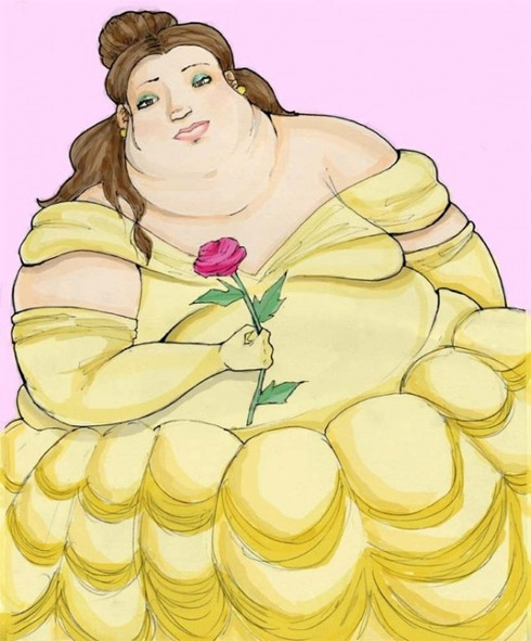 Princesas da Disney Obesas