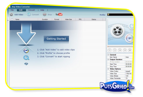 Download Grátis: Converter Vídeos [AVI, MP4, MPEG, FLV, SWF]