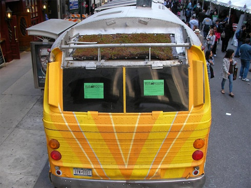Plantas no Teto dos Ônibus Contra o Aquecimento Global Plantas no Teto dos Ônibus Contra o Aquecimento Global