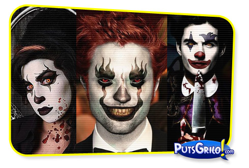 Celebridades com Maquiagens Assustadoras [Montagens]