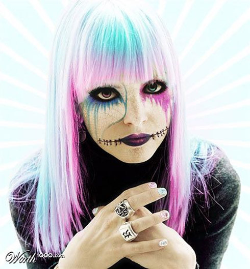 Celebridades com Maquiagens Assustadoras [Montagens]