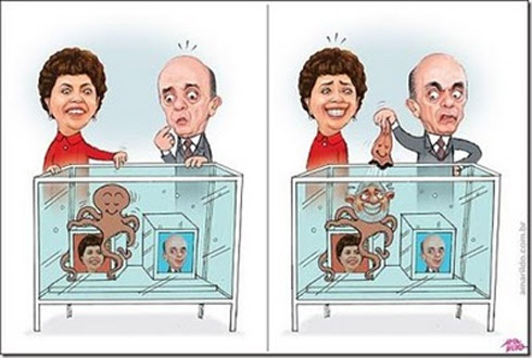Eleições 2010: Tirinhas e Charges da Dilma e do Serra