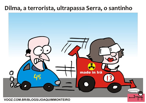 Eleições 2010: Tirinhas e Charges da Dilma e do Serra