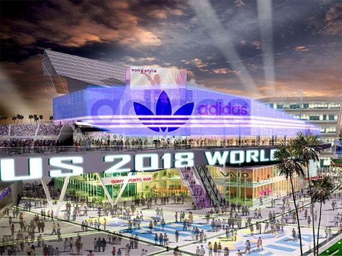 Copa do Mundo 2018: Projeto de Estádio em Los Angeles [EUA]