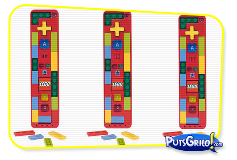 Nintendo Wii com Wiimote de Lego