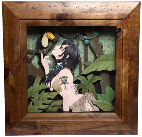Esculturas 3D de Personagens de Mangá