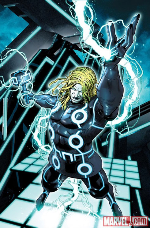 Heróis da Marvel como Personagens de Tron: O Legado