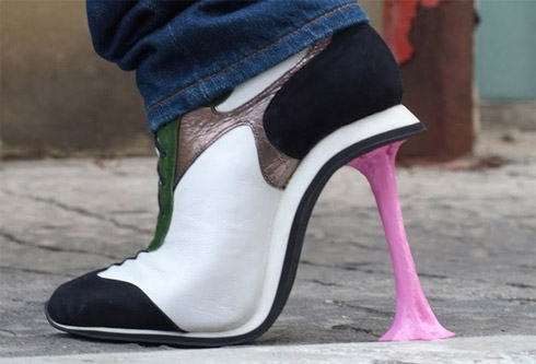 Sapatos de Design Bizarro