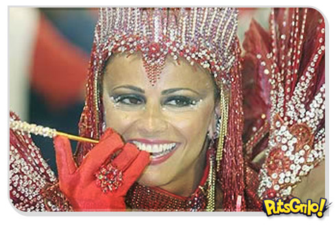 Viviane Araújo: A popozuda em preparação para o Carnaval 2011