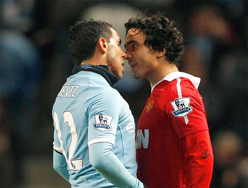 Carlitos Tevez Rafael Manchester
