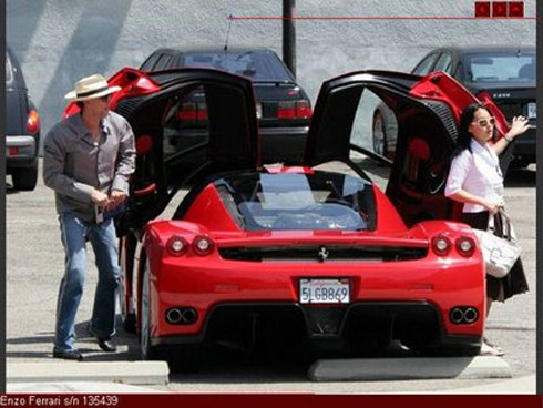 Celebridades de Hollywood e seus Carros
