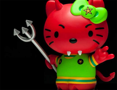 Hello Kitty em Releituras Toy Art